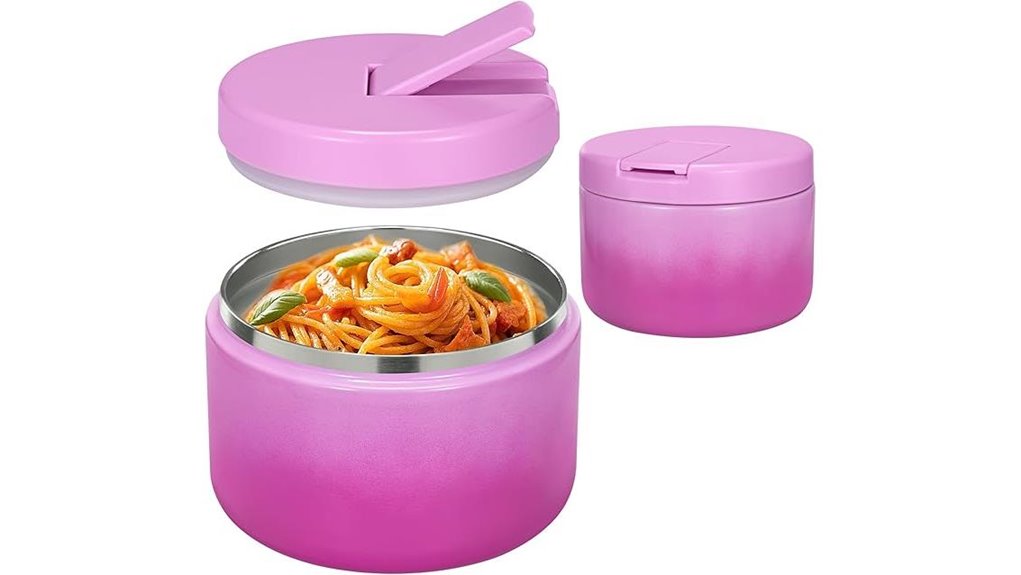 Top Vacuum-Insulated Mini Food Containers for On-the-Go Meal 6 compact leakproof soup thermos