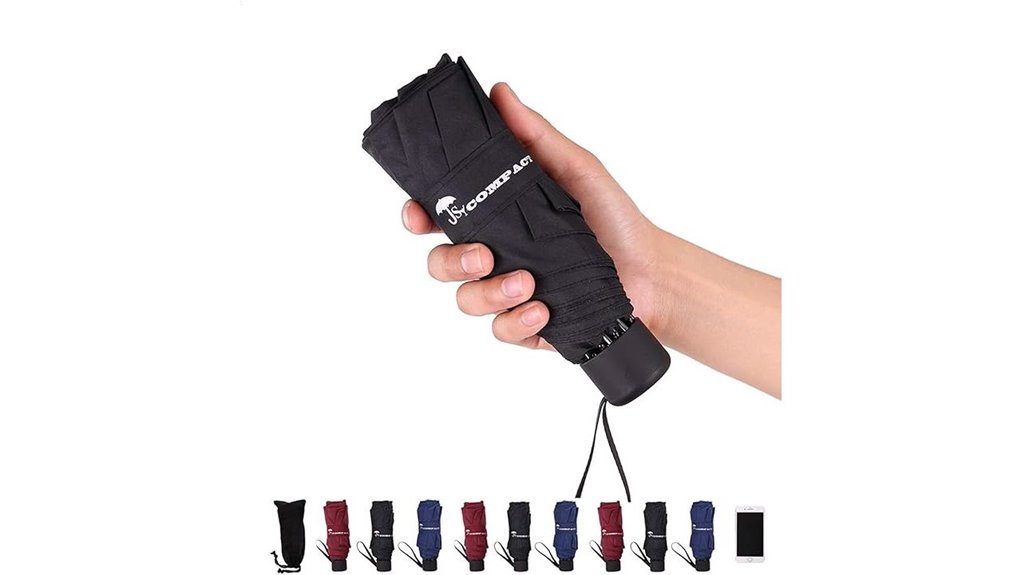 compact lightweight travel umbrella