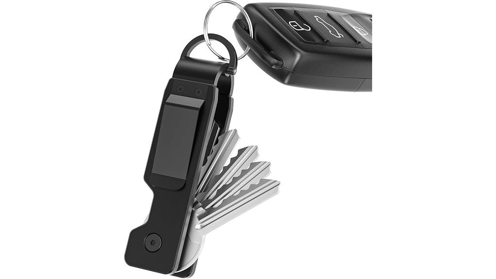 compact metal key organizer