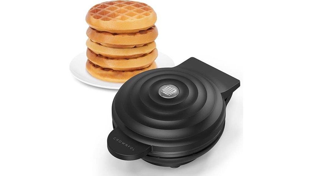 Best Waffle Maker (Mini) That Will Amaze Your Breakfast Routine 15 compact non stick 4 waffle
