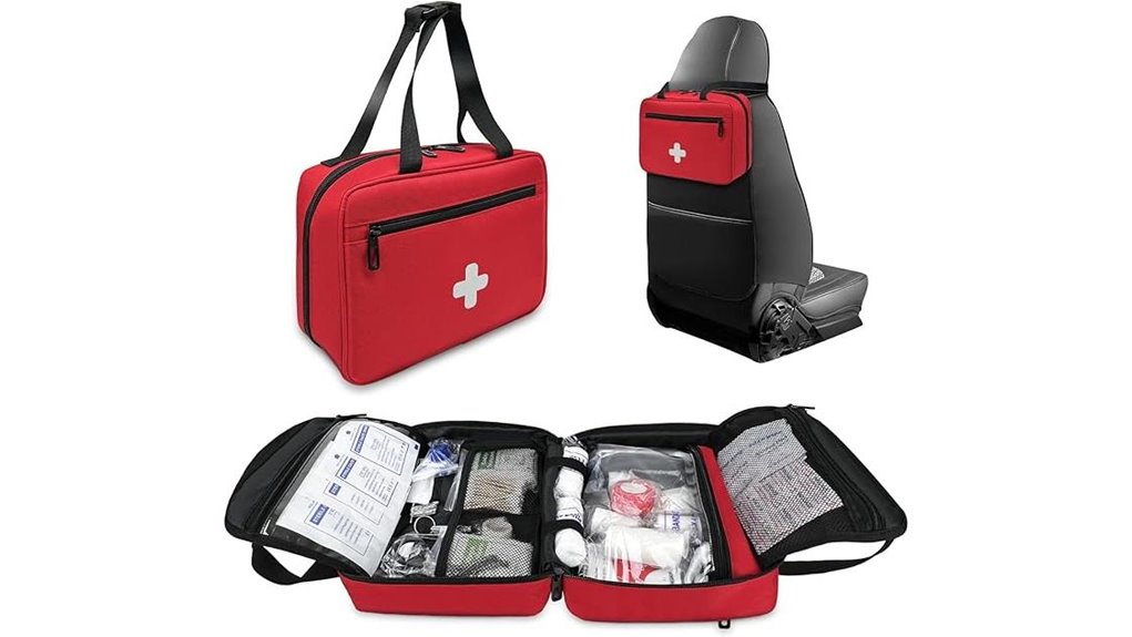 compact red first aid