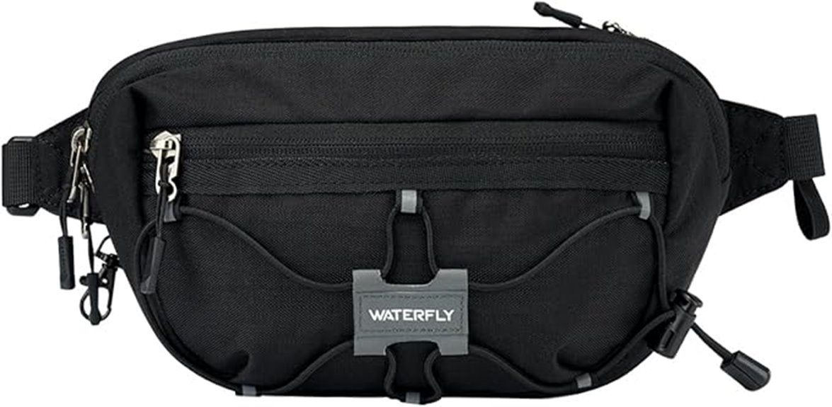 Travel Belt Bags with Water‑Resistant Zippers: CityProof Ready 3 compact rfid water proof pack