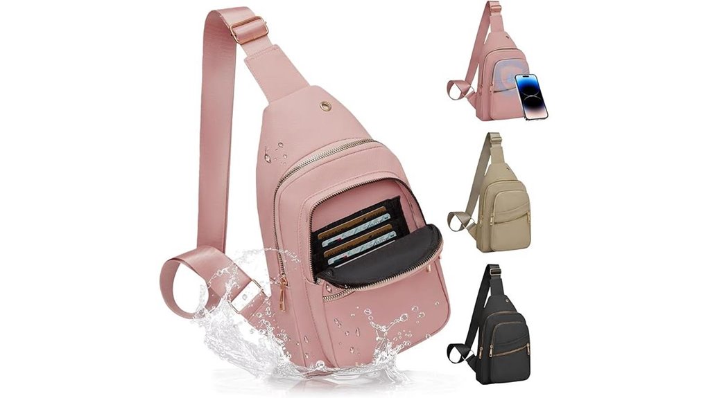 Packable Crossbody Bags With Waterproof Zips for Rainy Trips 1 compact rfid waterproof travel sling