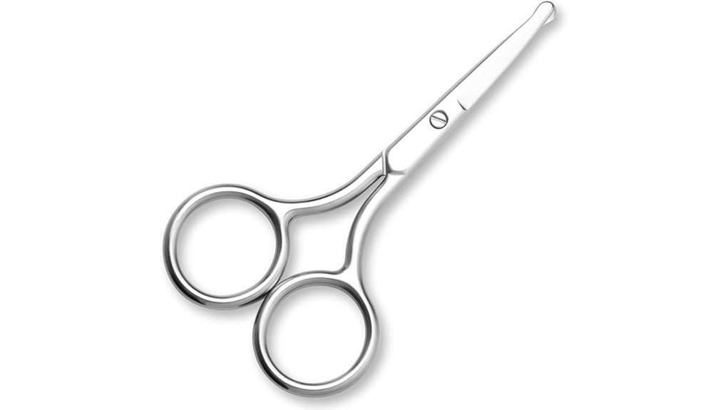 TSA‑Friendly Scissors with Rounded Tips for Travel Grooming 14 compact rounded nose scissors