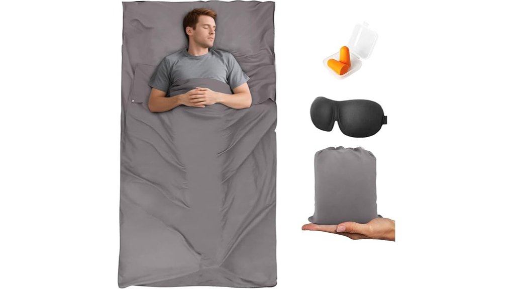 Top Travel Bed Sheets (Sleeping Bag Liners) That Keep You Cozy 2 compact sleeping bag liner