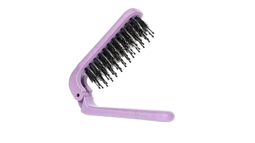 Travel Hairbrushes for Thick Hair: Compact Picks That Work 9 compact travel boar bristle