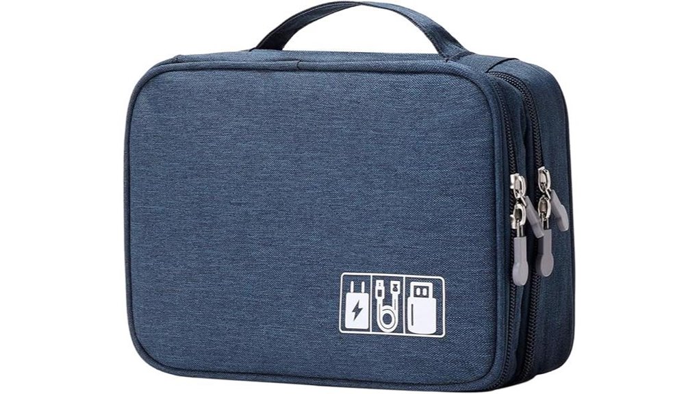 compact travel cable organizer
