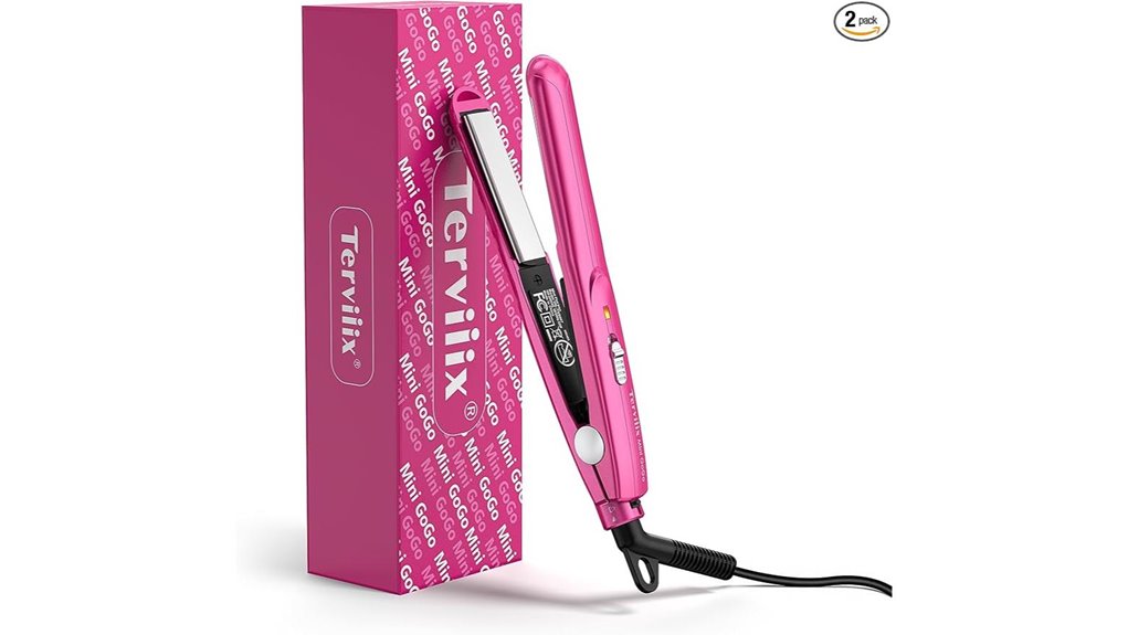 compact travel iron curler