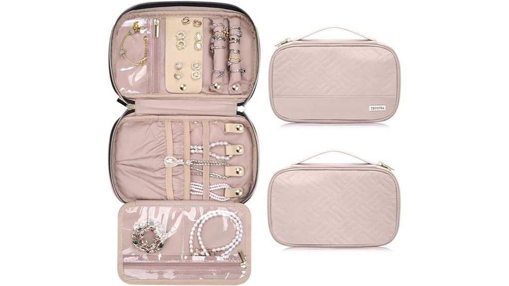 Travel Jewelry Organizers: No Tangling, No Lost Studs 2 compact travel jewelry case
