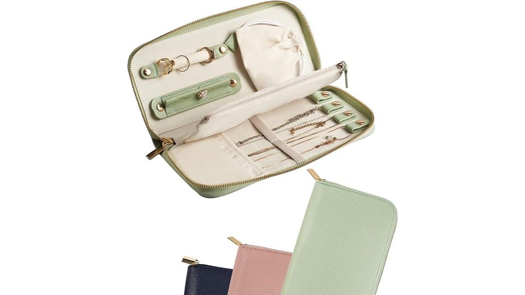 Travel Jewelry Organizers: No Tangling, No Lost Studs 1 compact travel jewelry organizer