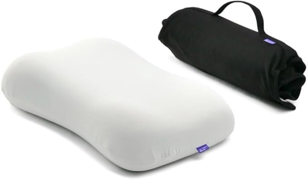 Top Compact Travel Pillows (Packable Comfort) for On-the-Go 7 compact travel memory foam