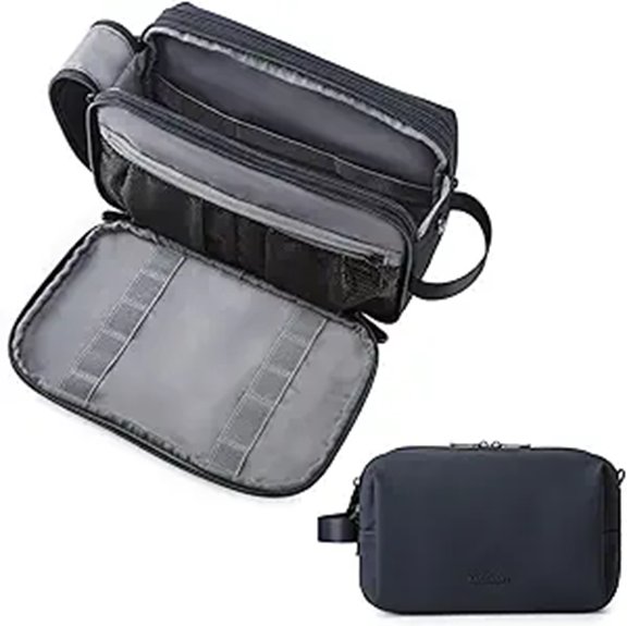 Toiletry Bags with Easy-Clean Lining for Spill-Proof Travel 1 compact travel toiletry organizer