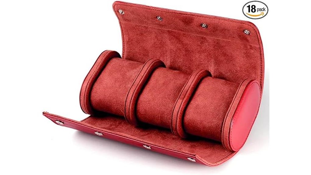 compact watch roll case