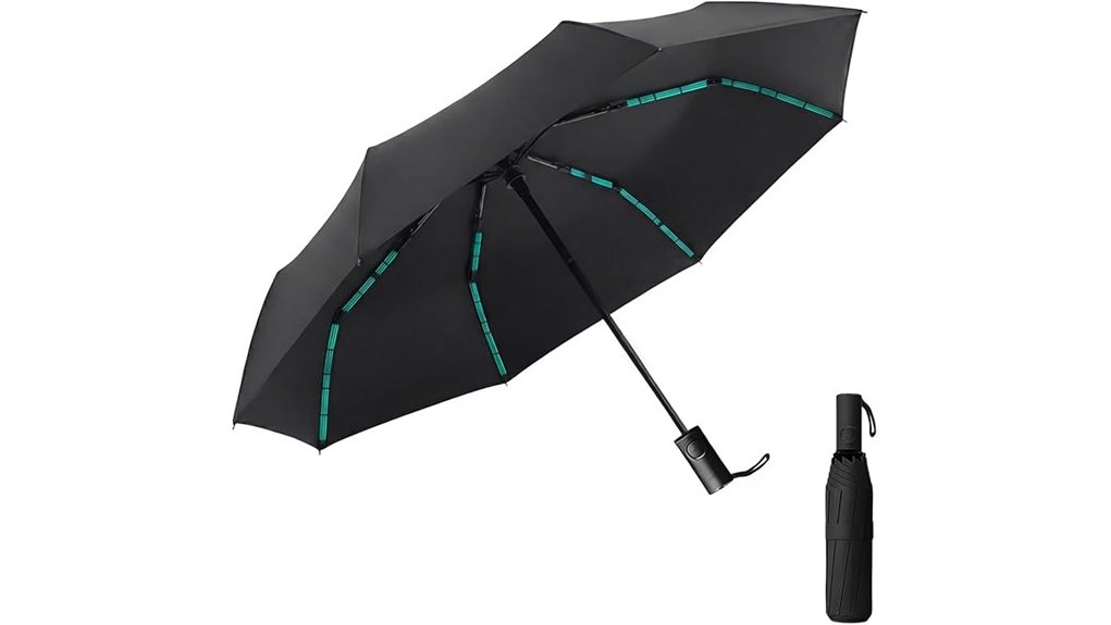 compact windproof rainproof umbrella