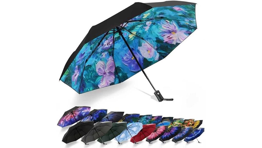 compact windproof travel umbrella