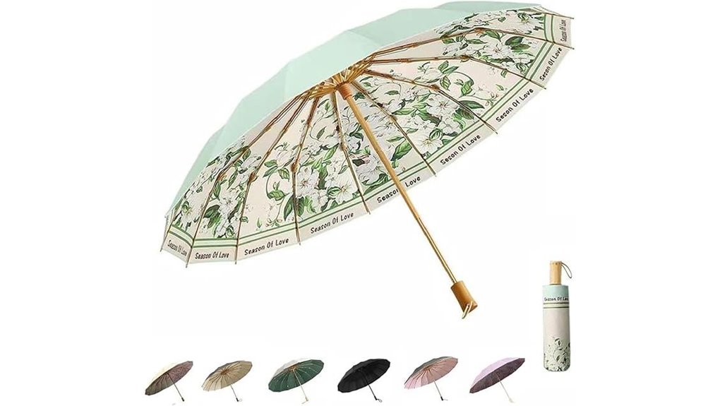 compact windproof upf 50 umbrella