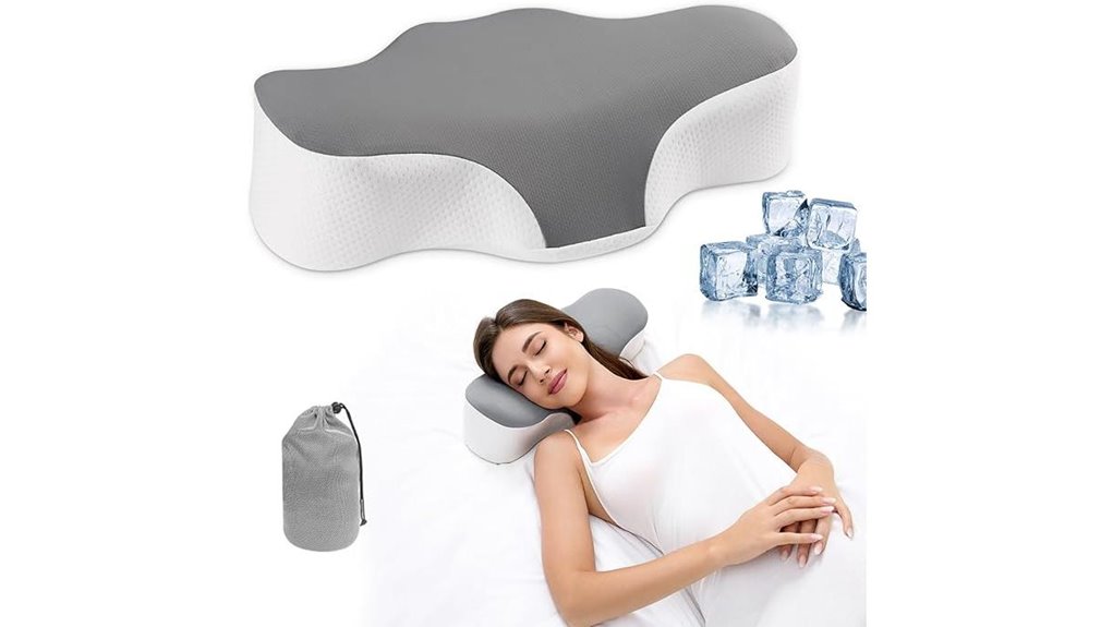 Travel Pillows for Side Sleepers: No Neck Strain 1 compacttravel memoryfoam neck pillow