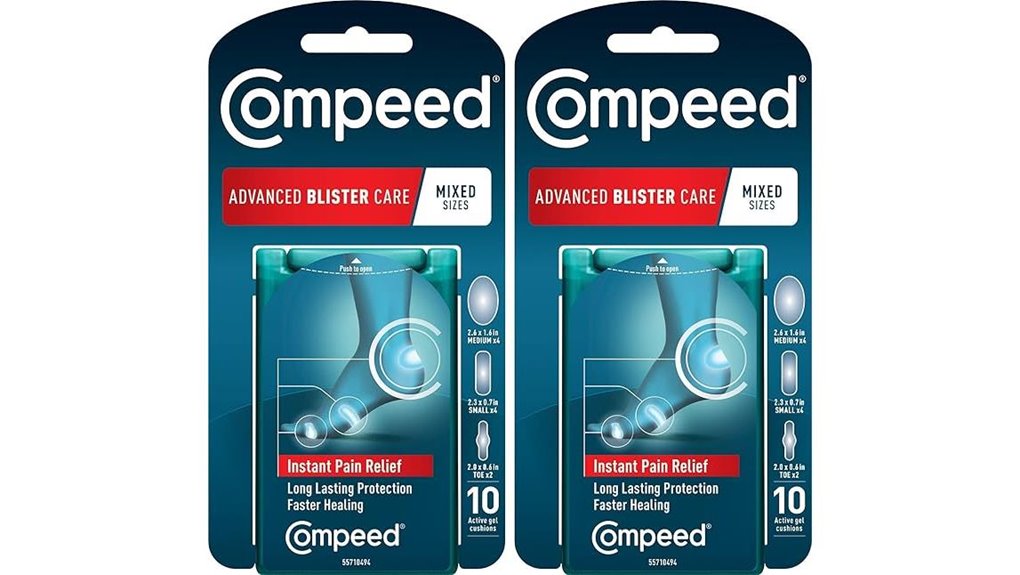 Best Blister Plasters for Heel Hotspots with Thin Edges 1 compeed advanced blister pads