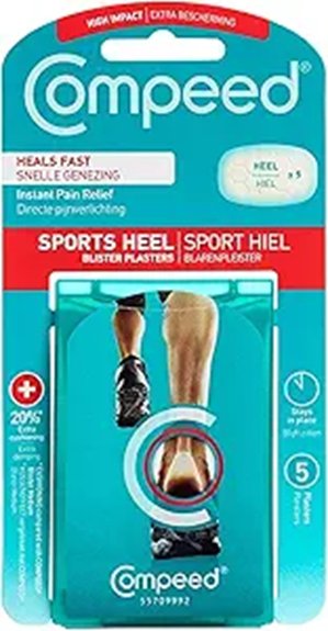 Best Blister Plasters to Keep Sweaty Feet Dry 6 compeed medium heel pads