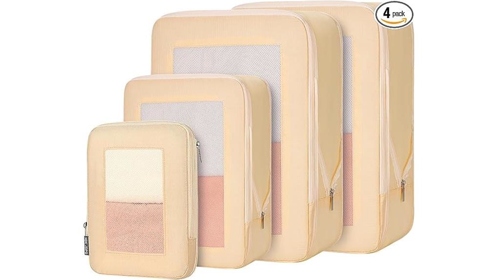 compression mesh packing cubes
