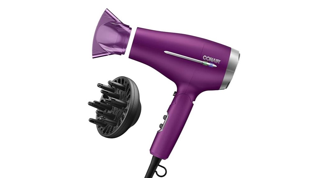 Must-Have Travel Hair Dryers (Dual Voltage) for Jet-Setters 11 conair purple folding dryer