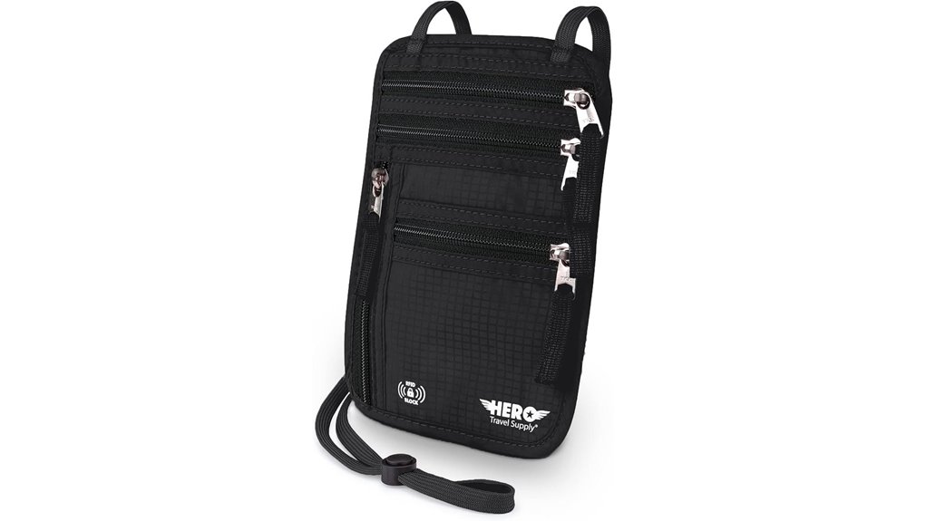 concealable rfid passport holder
