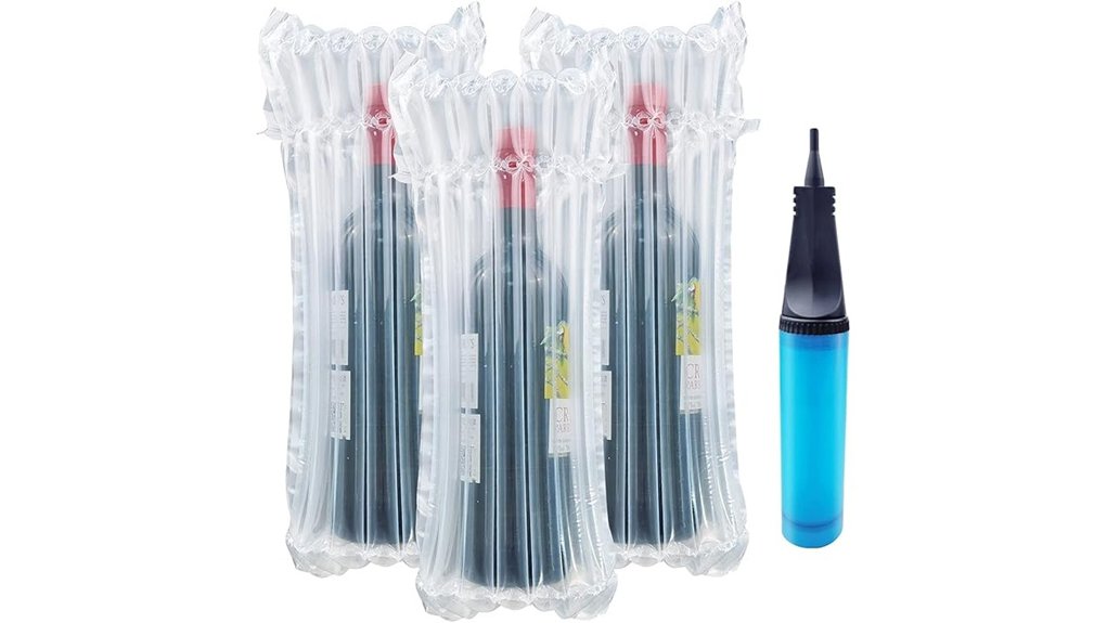 Wine Bottle Protectors That Keep Glasses Safe on the Move 7 conilly inflatable wine protectors