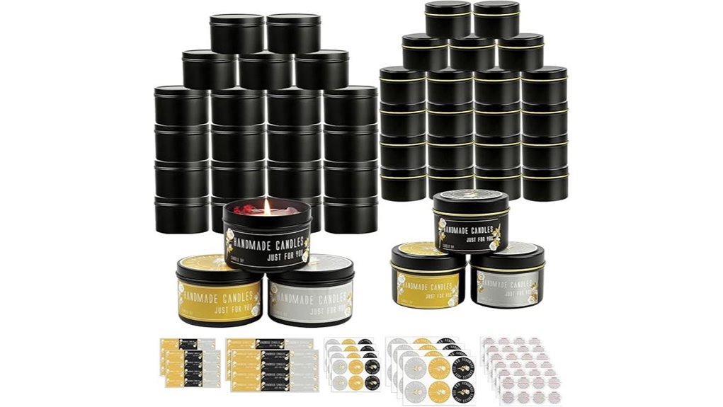 Travel Candles (Tin Containers) That Light Up Your Adventure 15 connoo 48 pack candle tins