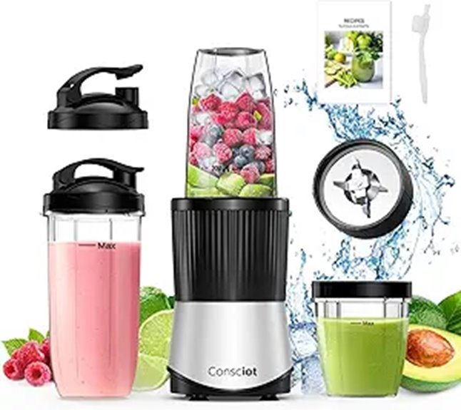 Personal-Size Blenders That Will Supercharge Your Smoothies 3 consciot 900w portable blender