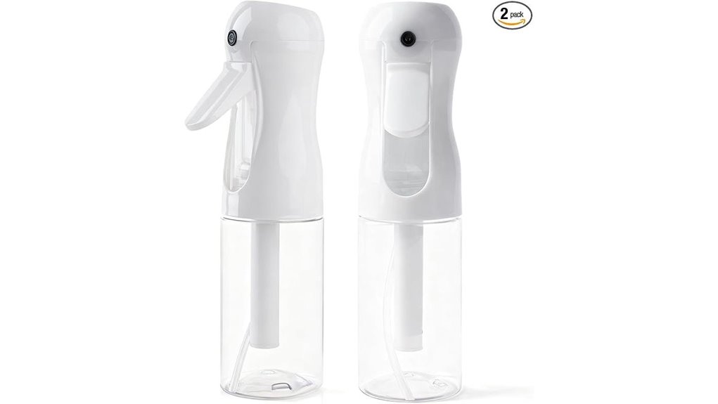 Refillable Atomizers for Body Spray (no accidental misting) 11 continuous dual use spray pack