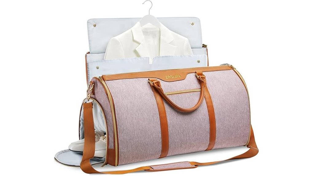 Convertible Garment Duffels (Suit + Shoes + Weekend Clothes) 1 convertible waterproof garment bag