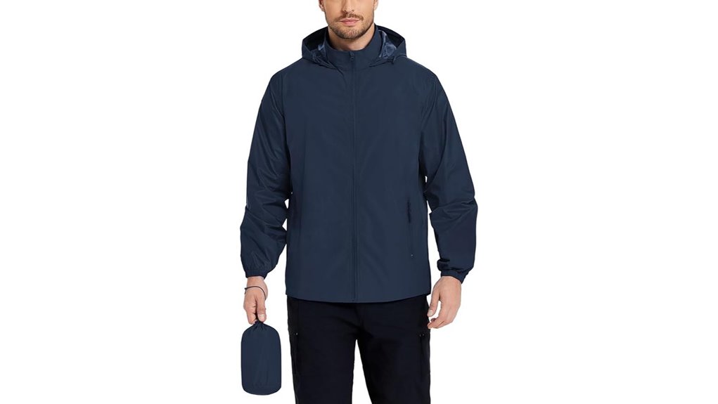 Top Windbreakers for Coastal Trips: Ultralight Layers 8 coofandy waterproof packable jacket