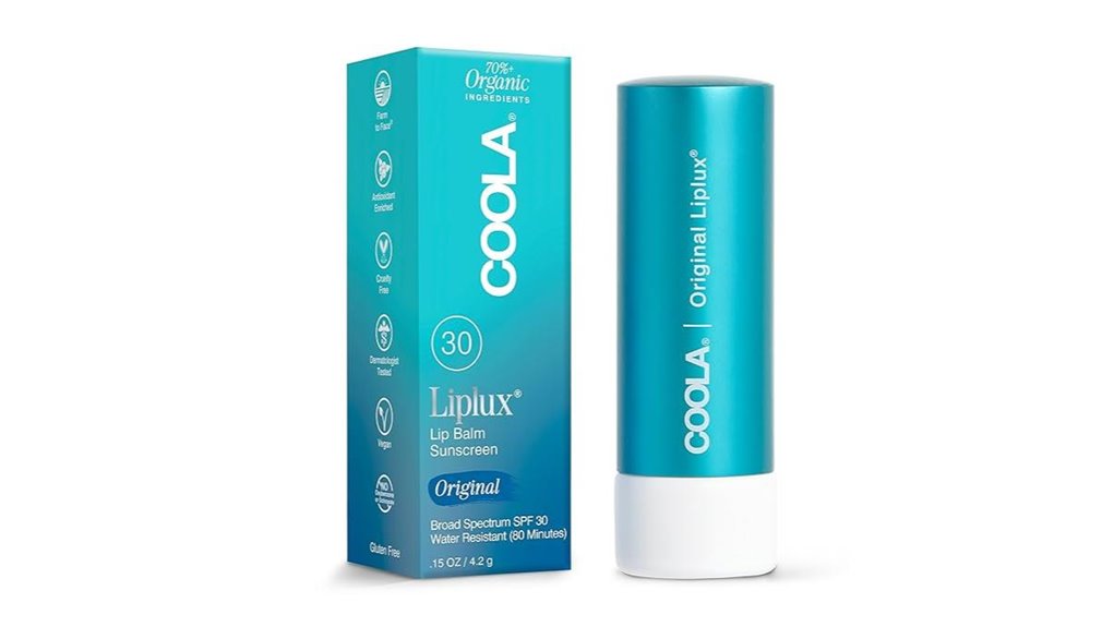 Top SPF Lip Balms for Beach Trips Without Weird Taste 7 coola organic spf 30