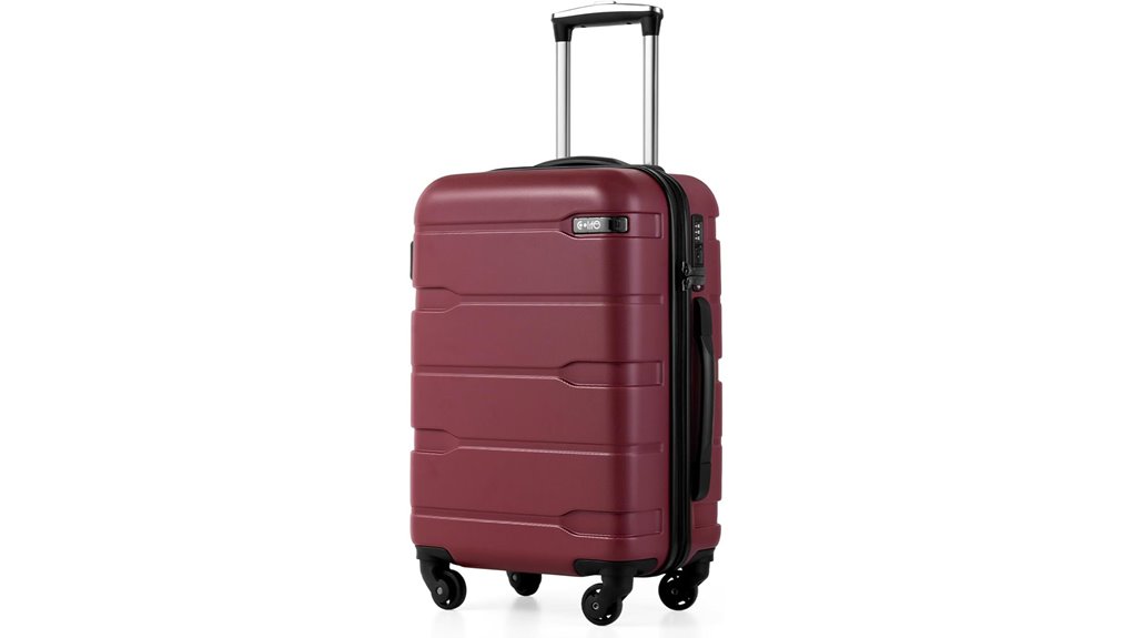 Carry‑On Suitcases That Maximize Interior Space 7 coolife 22x14x9 tsa spinner