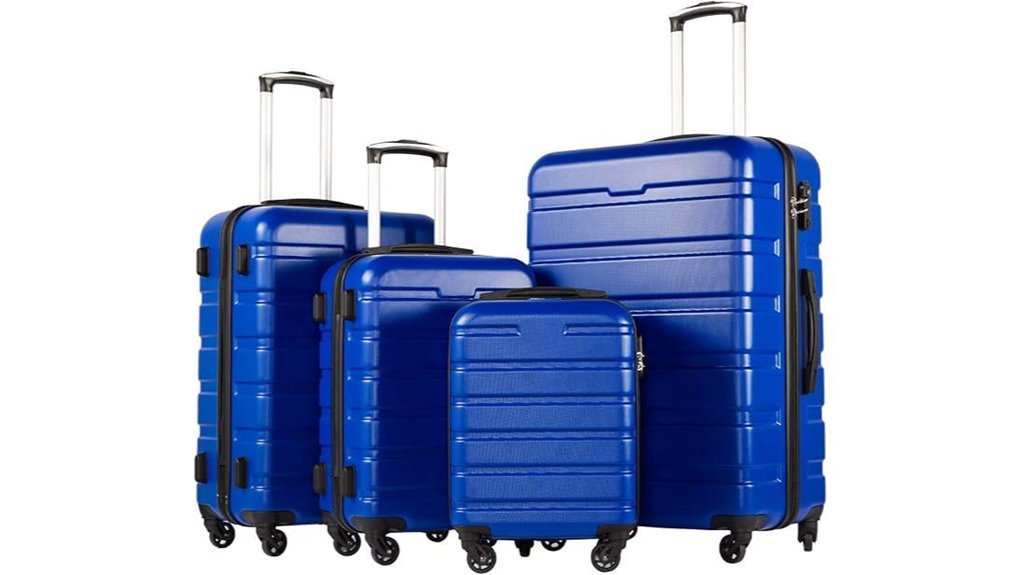Top Luggage with Front-Open Compartments (Hotel-Friendly) 13 coolife lightspin 4 piece set