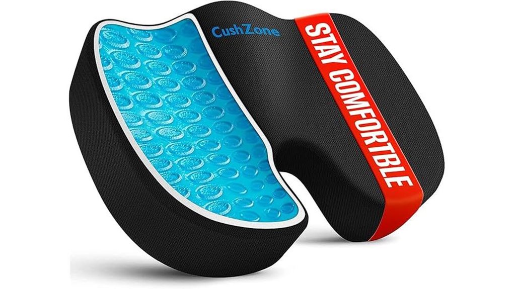 Best Travel Seat Cushions to Ease Tailbone Pain (Gel vs Foam) 13 cooling gel memory foam