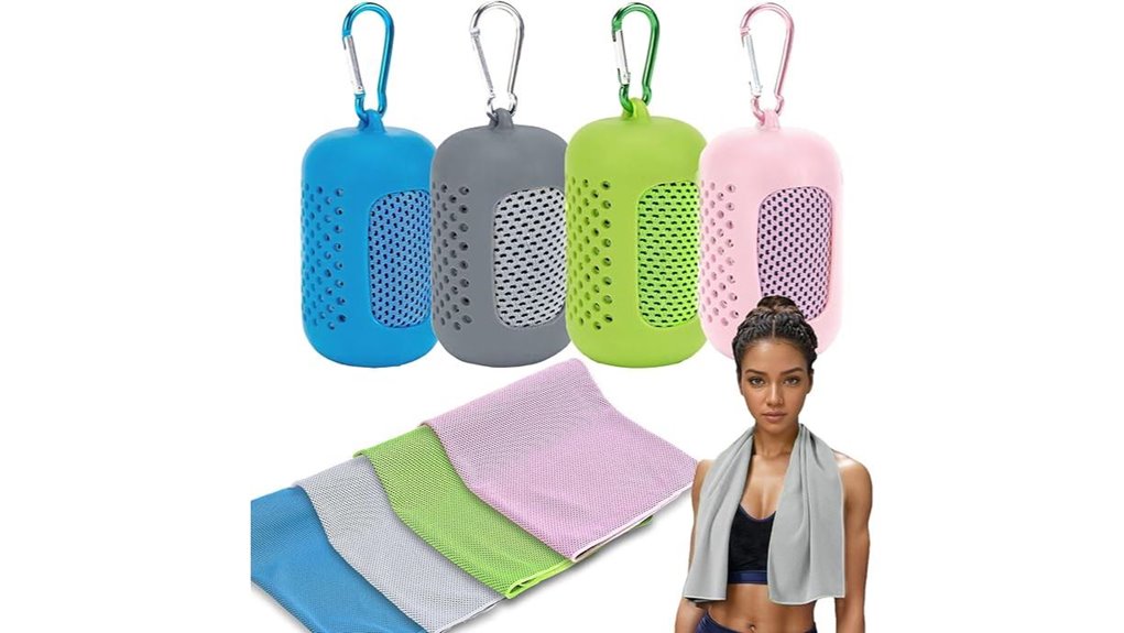 cooling microfiber workout towels