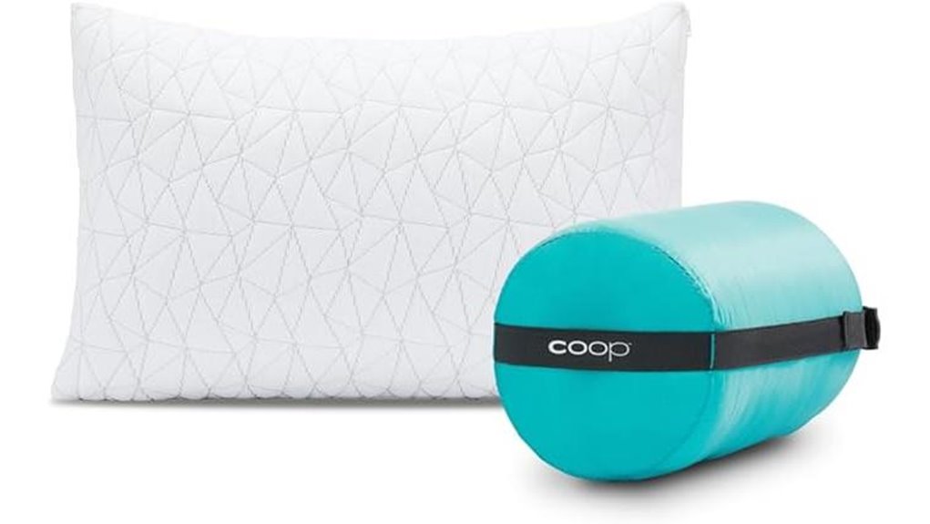 Say Goodbye to Flat Nights: Foam Camping Pillow (No Puncture) 15 coop small washable pillow