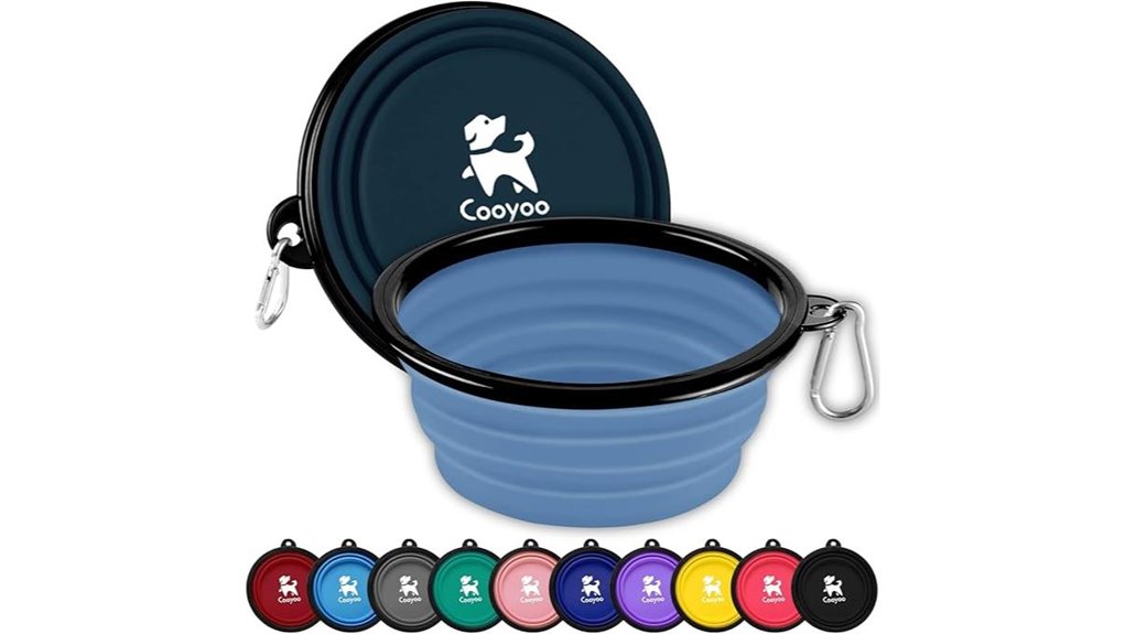 cooyo collapsible dog bowls