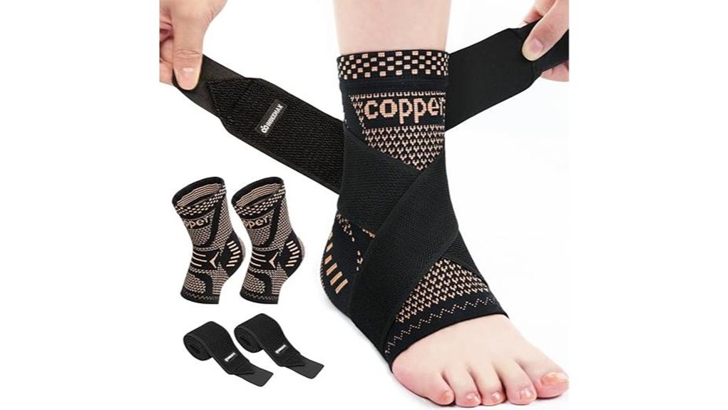 Packable, Breathable Travel Ankle Braces You’ll Love 2 copper ankle brace sleeve