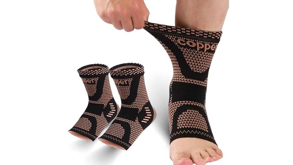 copper ankle pain relief