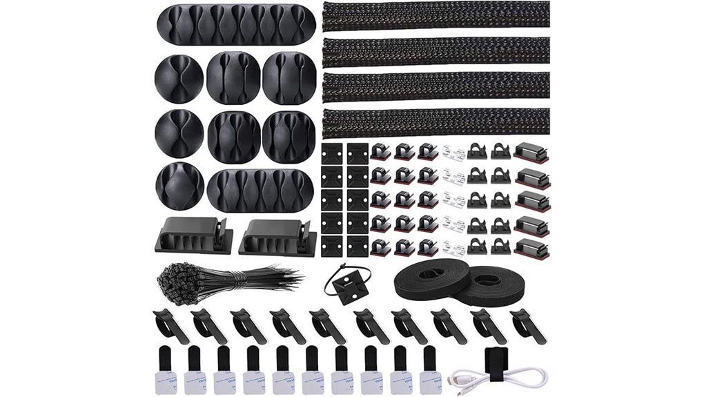 Top Cable Management Sleeves for Tech Organizers to Keep Neat 7 cord sleeve clips ties