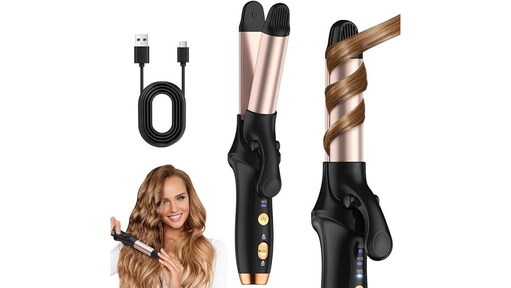 cordless 2 in 1 hair styling