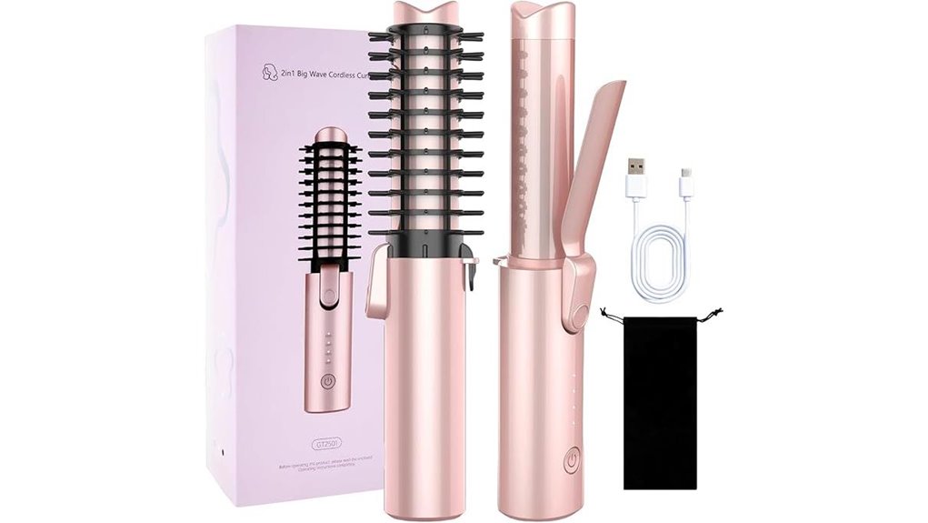 cordless 3 in 1 mini curling