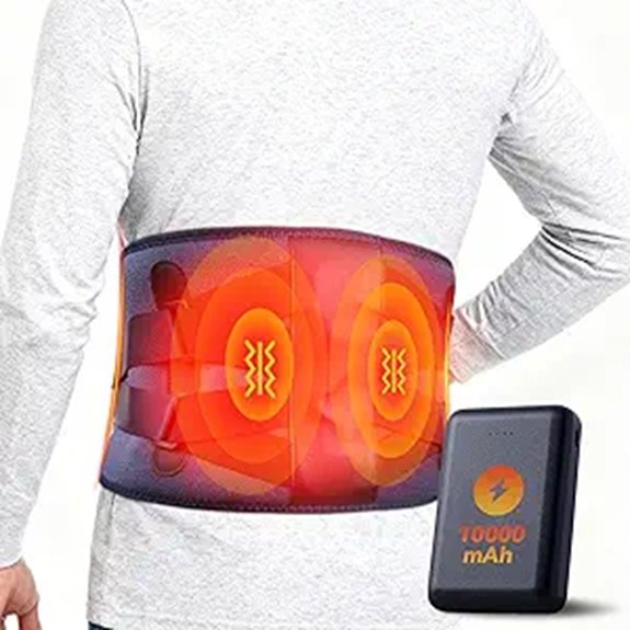 Travel Heating Pads (USB and Battery Options)Stay Warm Anywhere 12 cordless heated vibration pad