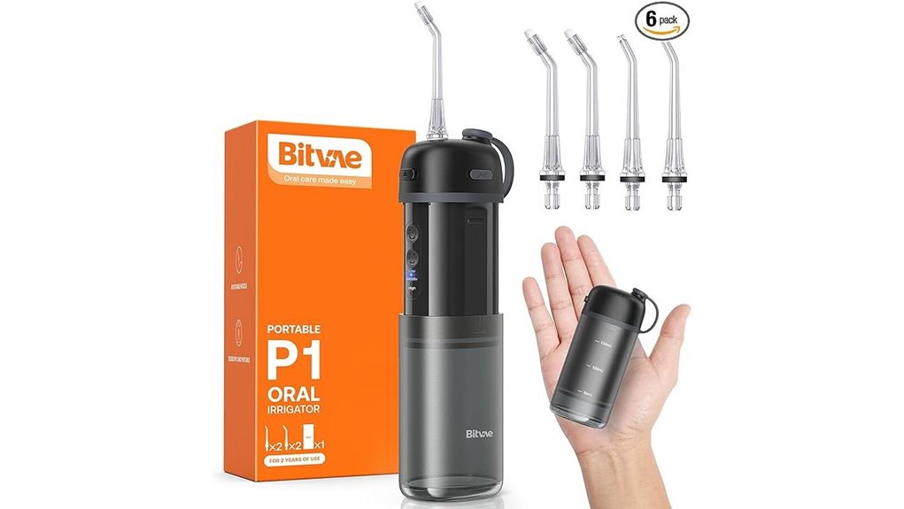 Best Travel-Ready Mini Water Flossers USB Rechargeable 5 cordless telescopic water flosser