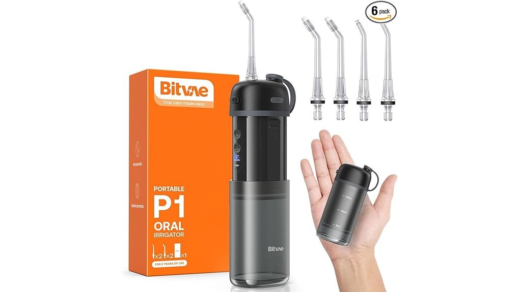 Mini Water Flossers for Travel (USB Rechargeable) You'll Love 3 cordless travel water flosser