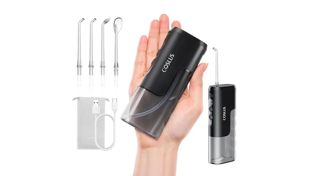 Best Travel-Ready Mini Water Flossers USB Rechargeable 1 coslus cordless 4 mode flosser