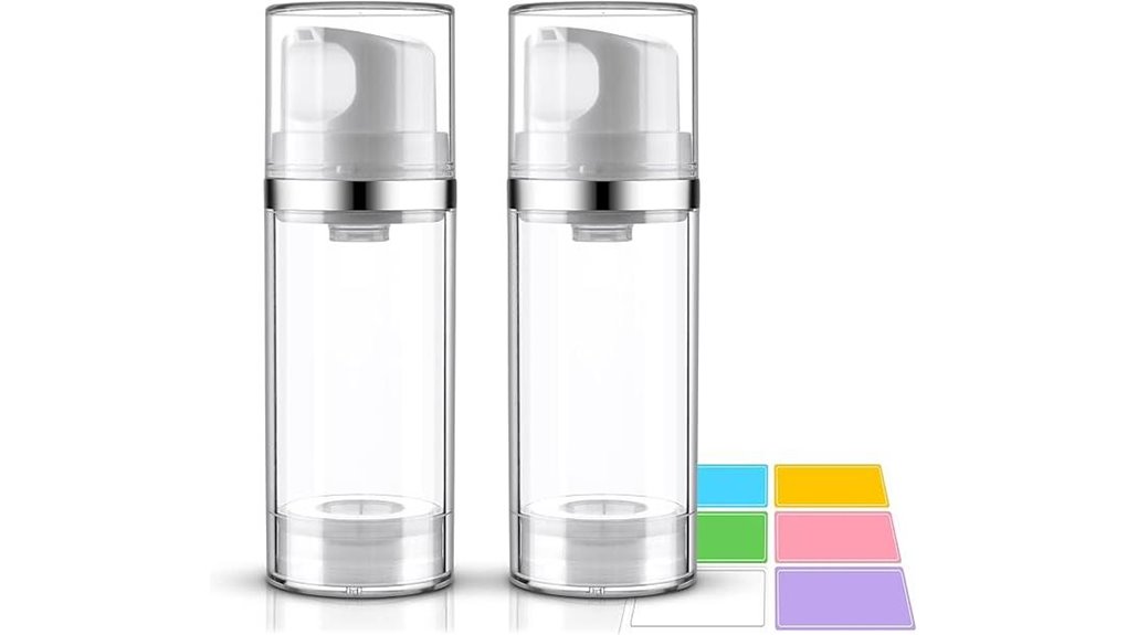 Top Clear Refillable Pump Bottles for Travel You Must Try 8 cosywell 3 4oz pump bottles
