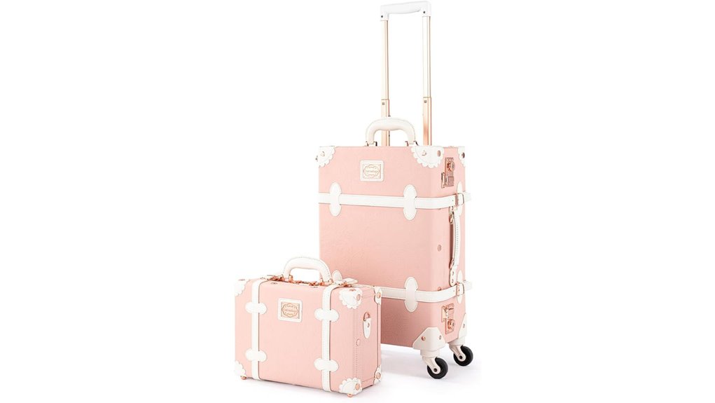 Best Trunk-Style Suitcases for Effortless Organization 15 cotrunkage pink vintage trunk